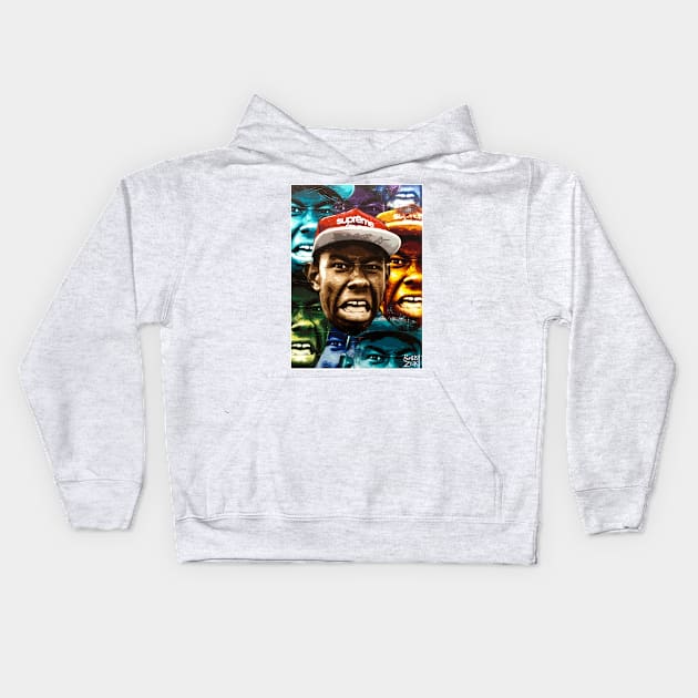 Ba$tards Kids Hoodie by Bobby Zeik Art